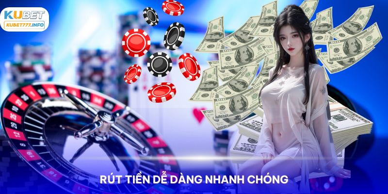 Các hình thức rút tiền mà người chơi có thể thực hiện 